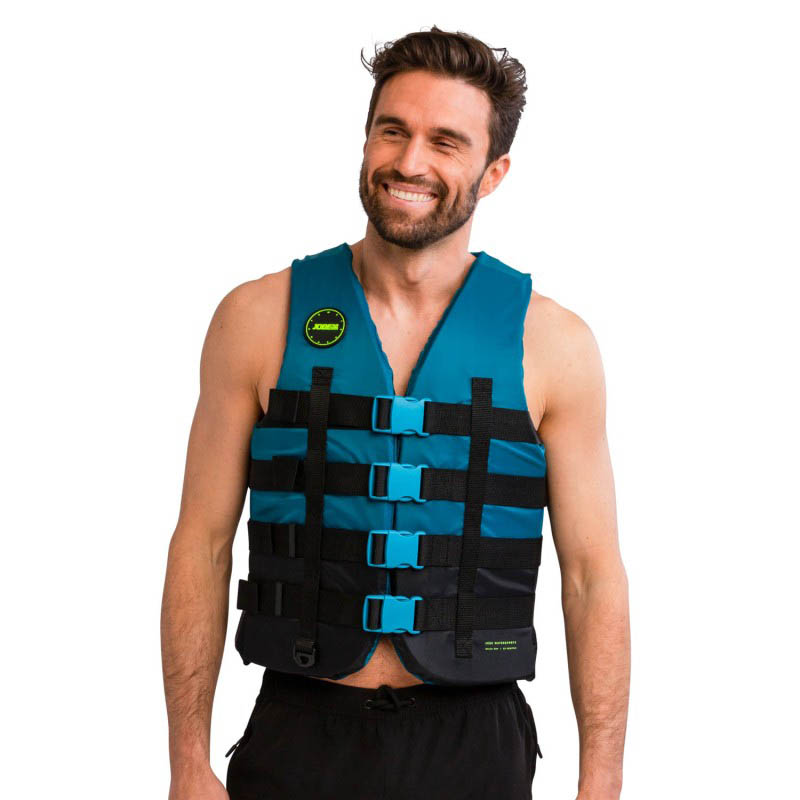 Jobe 4 Buckle Life Vest Teal - DERAMAR