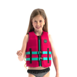 Jobe Neoprene Life Vest Kids Hot Pink
