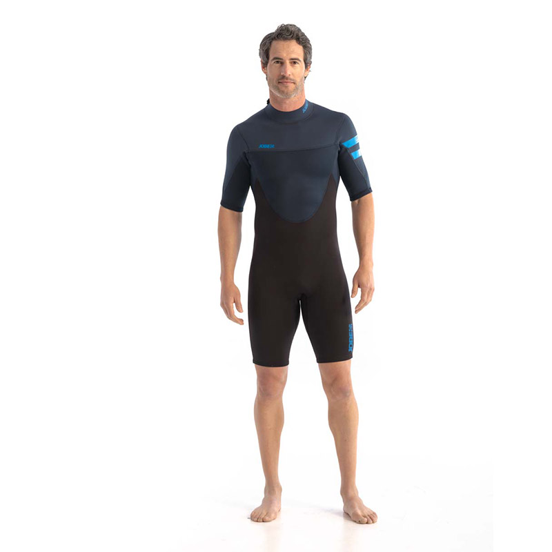 O'neill Men's Reactor II 3/2mm Back Zip Full Wetsuit Black/Ocean / MT